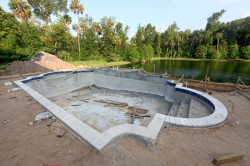 Aménagement d'une piscine hors sol  